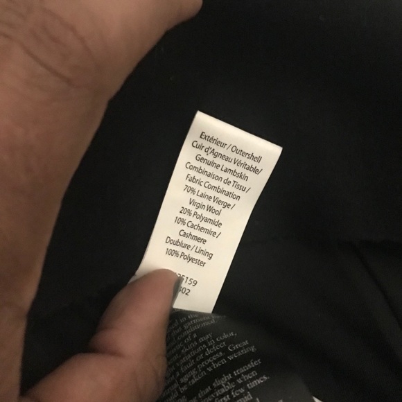 NWOT Mackage Suede&Leather Waterfall Collar Jacket - Picture 4 of 9